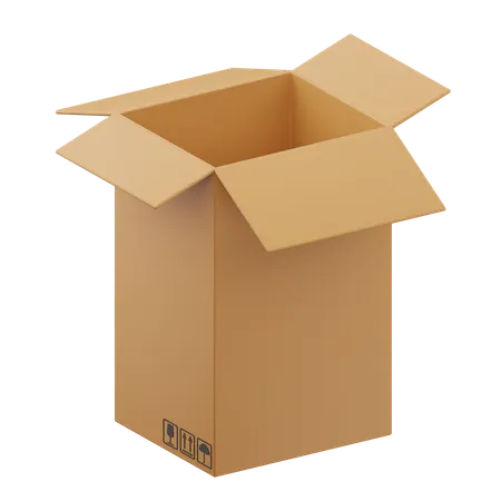 Cardboard Box  3D Icon