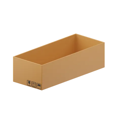 Cardboard Box  3D Icon