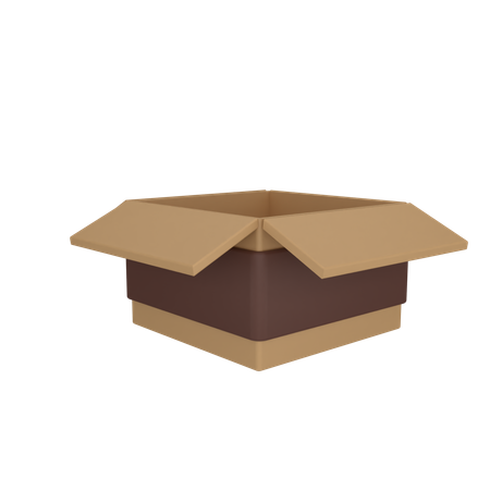 Cardboard Box  3D Icon