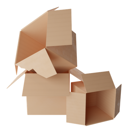 Cardboard Box  3D Icon