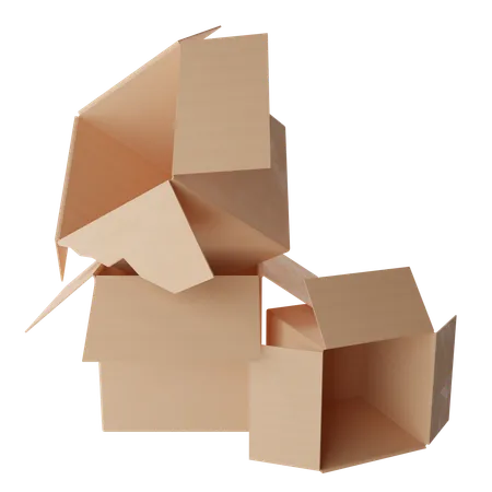 Cardboard Box  3D Icon