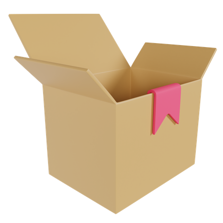Cardboard Box  3D Icon