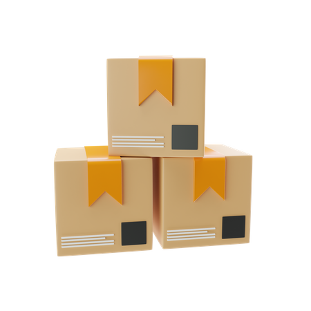 Cardboard box  3D Icon