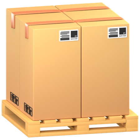 Cardboard Boxes  3D Icon