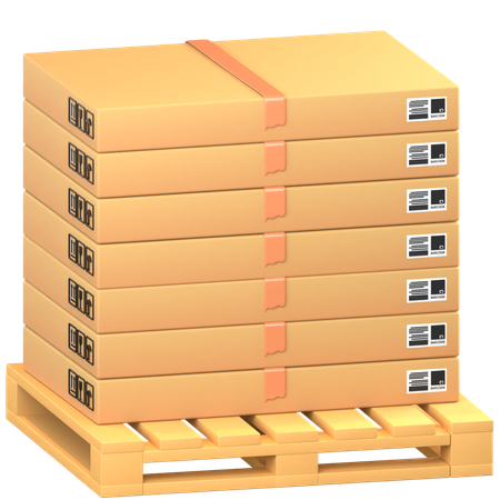 Cardboard Boxes  3D Icon