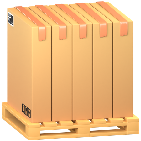 Cardboard Boxes  3D Icon