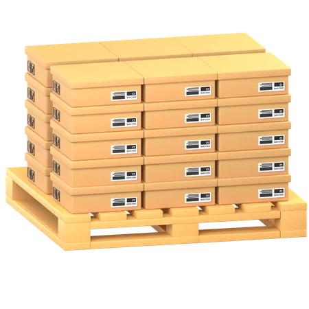 Cardboard Boxes  3D Icon