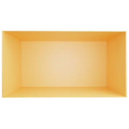 Cardboard Room  3D Illustration