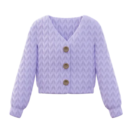 Cardigan Women  3D Icon