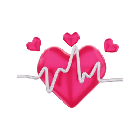 Cardiogram  3D Illustration