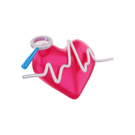 Cardiogram  3D Illustration