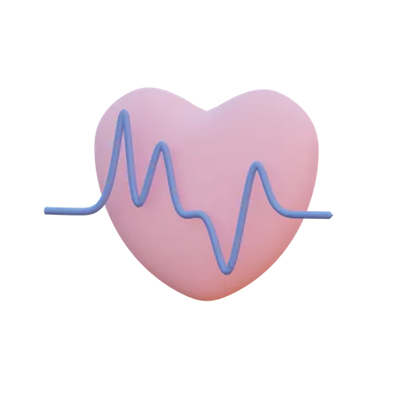 Cardiogram  3D Illustration