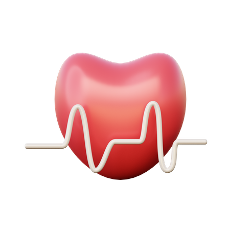 Cardiogram  3D Illustration