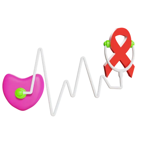 Cardiogram  3D Illustration