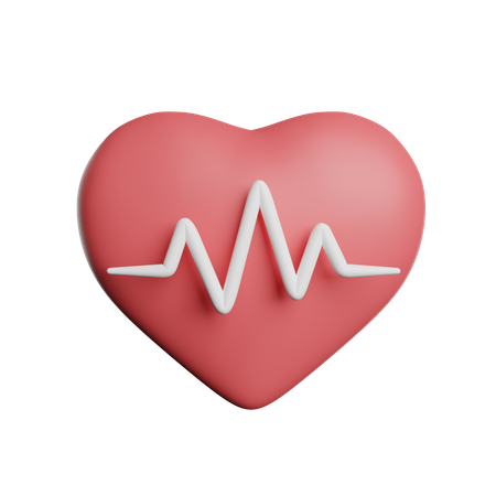 Cardiogram 3D Icon