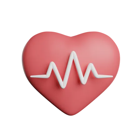 Cardiogram 3D Icon