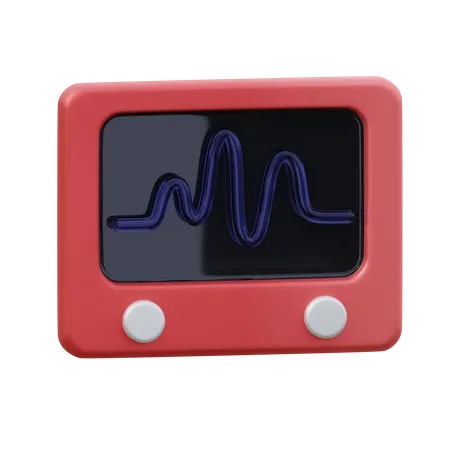 Cardiogram Checker  3D Icon