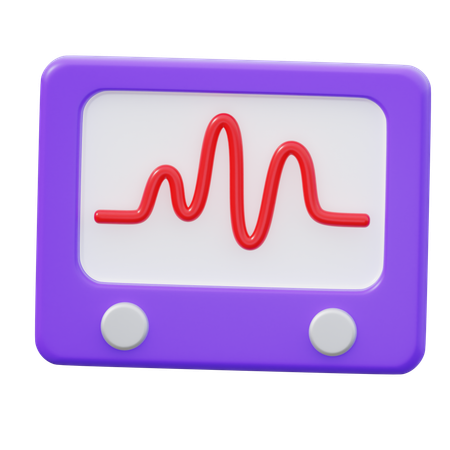 Cardiogram Checker  3D Icon