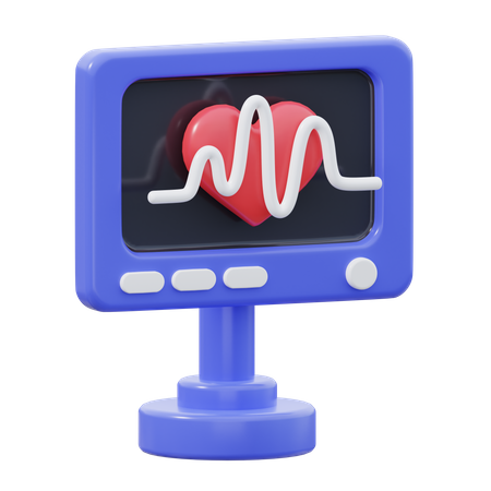 Cardiogram Checker  3D Icon