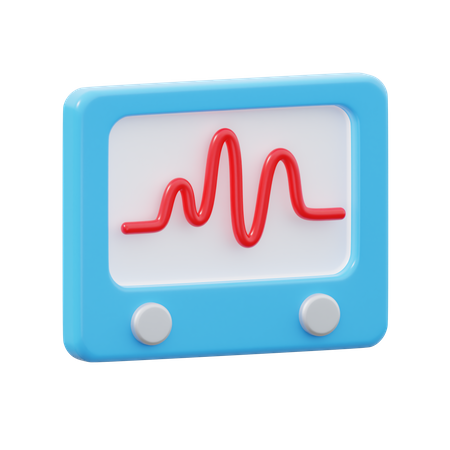 Cardiogram Checker  3D Icon