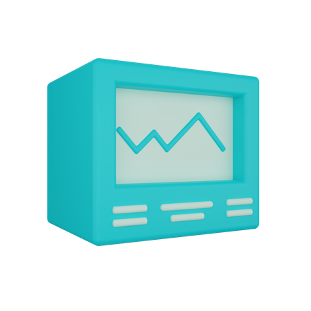 Cardiogram Monitor  3D Icon