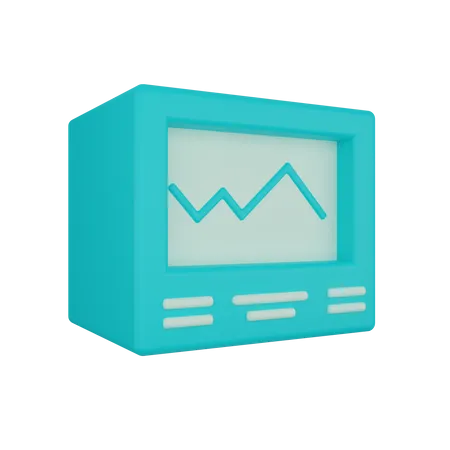 Cardiogram Monitor  3D Icon