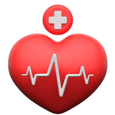 Cardiograma  3D Icon