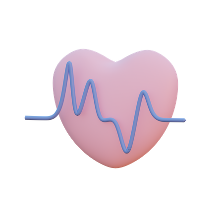 Cardiograma  3D Illustration