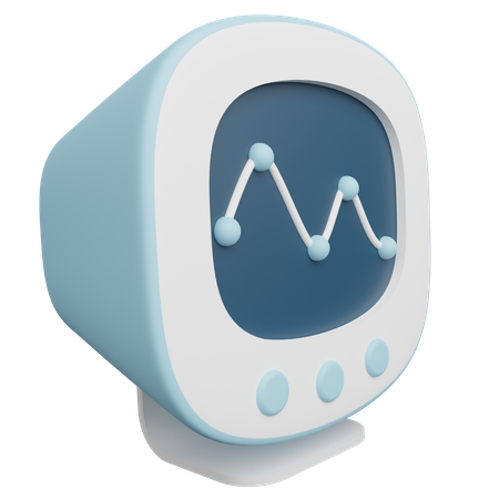 Cardiograma  3D Icon