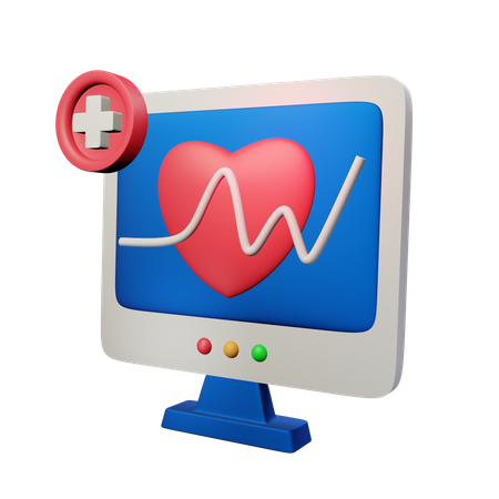 Cardiogramma  3D Icon