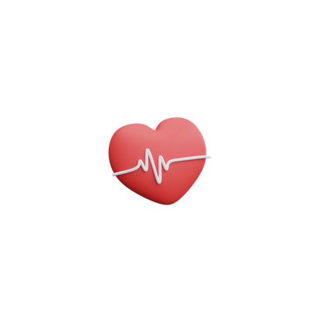 Cardiogramme  3D Icon