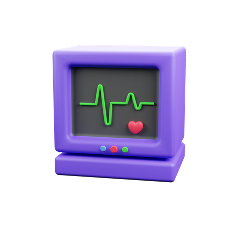 Cardiographie  3D Icon