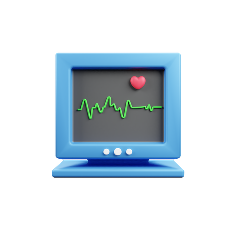 Cardiography  3D Icon