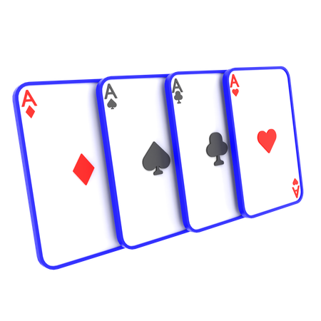 Cards playing  3D Icon