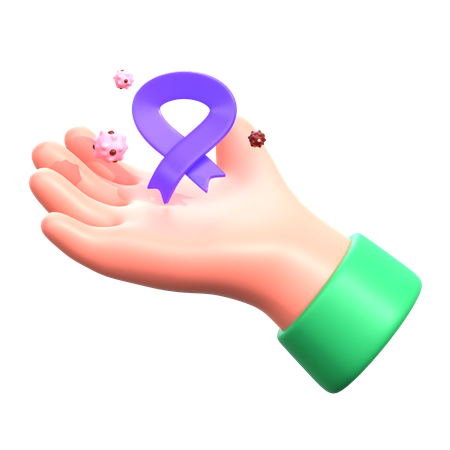 Care About Cancer  3D Icon