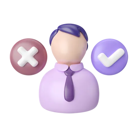 Career Decision  3D Icon