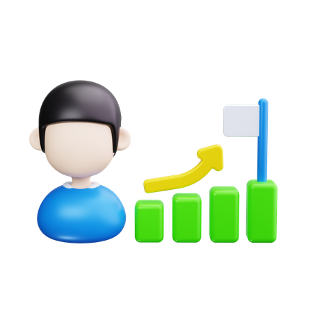 Career Growth  3D Icon