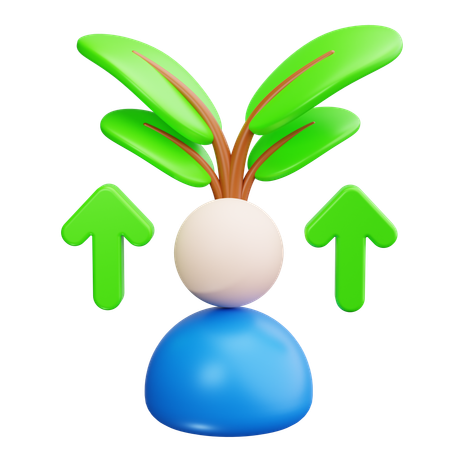 Career Growth  3D Icon