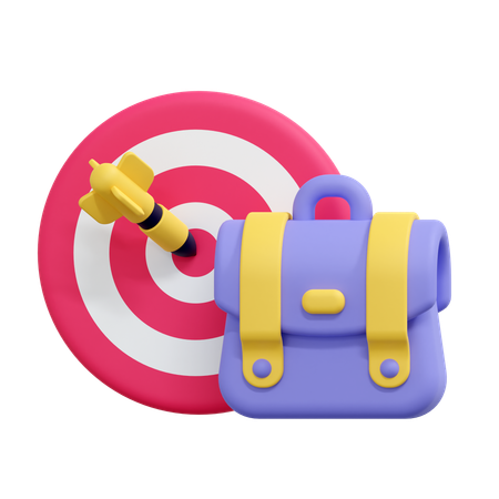경력 목표  3D Icon