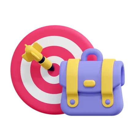 경력 목표  3D Icon