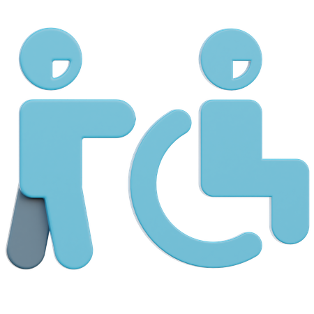 介護者  3D Icon