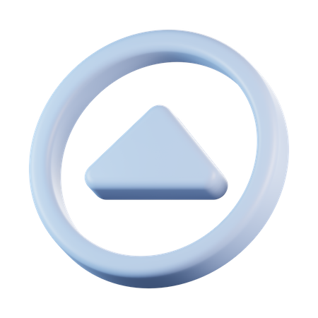 Caret Up  3D Icon