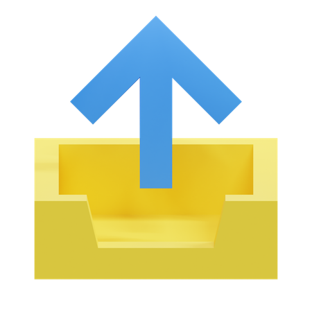 Subir  3D Icon