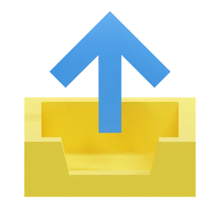 Subir  3D Icon