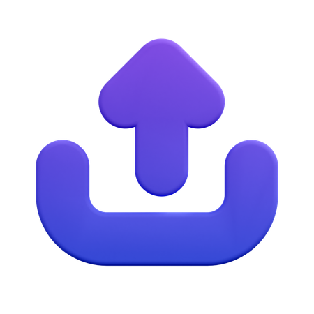 Subir  3D Icon