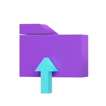 Subir archivo  3D Icon