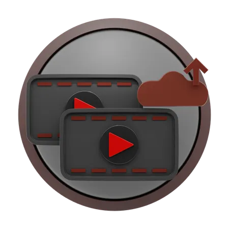 Subir contenido  3D Icon