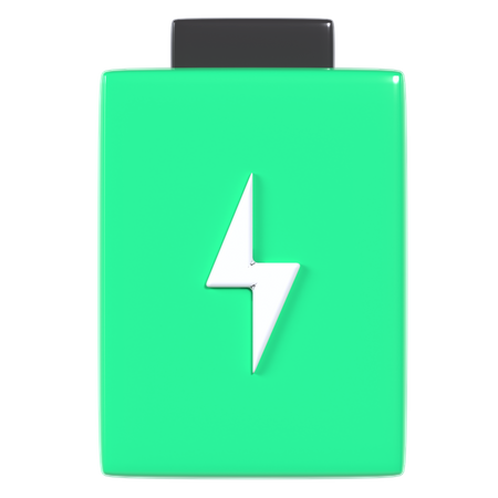 Carga da bateria  3D Icon