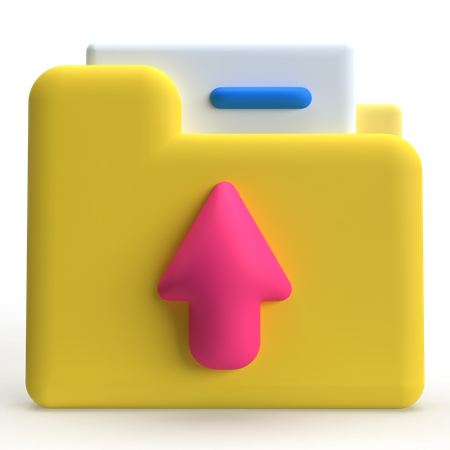 Carga de archivos  3D Icon