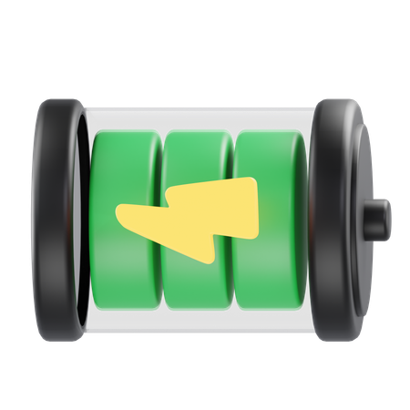 Bateria cargando  3D Icon